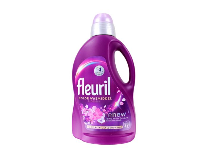 Fleuril Vloeibaar Wasmiddel Kleur Bloesem Renew 27 Wasbeurten, 1350 ml