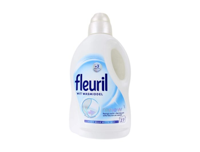 Fleuril Vloeibaar Wasmiddel Wit Renew 27 Wasbeurten, 1350 ml