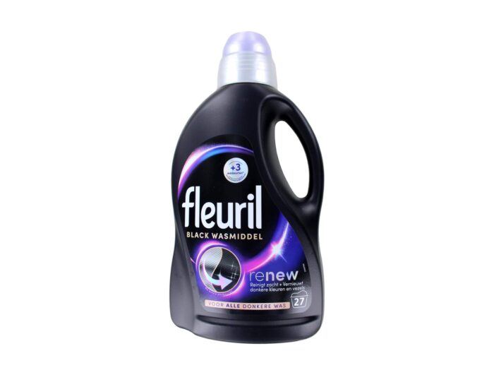 Fleuril Vloeibaar Wasmiddel Zwart Renew 27 Wasbeurten, 1350 ml