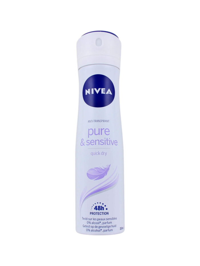 Nivea Deodorant Spray Pure & Sensitive, 150 ml