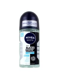 Nivea Men Deodorant Roller Invisible For Black & White Fresh, 50 ml