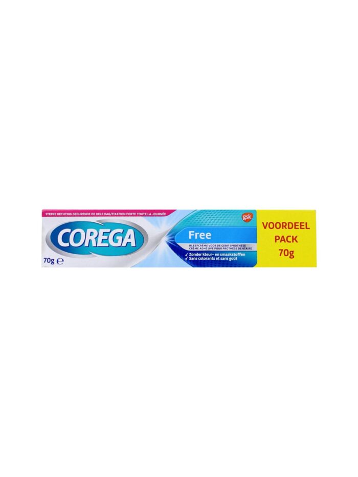 Corega Kleefcreme Free, 70 Gram