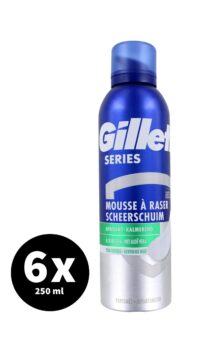 Gillette Series Scheerschuim Gevoelige Huid 6 x 250 ml