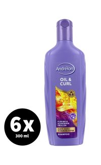 Andrelon Shampoo Oil & Curl 6 x 300 ml