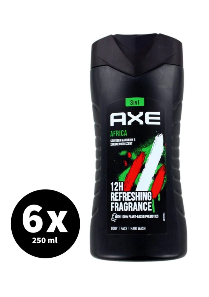 Axe Douchegel Africa 6 x 250 ml