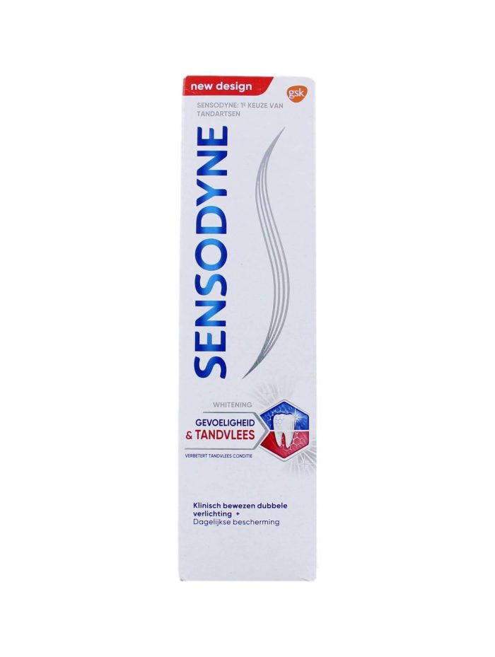 Sensodyne Tandpasta Gevoeligheid & Tandvlees Whitening, 75 ml