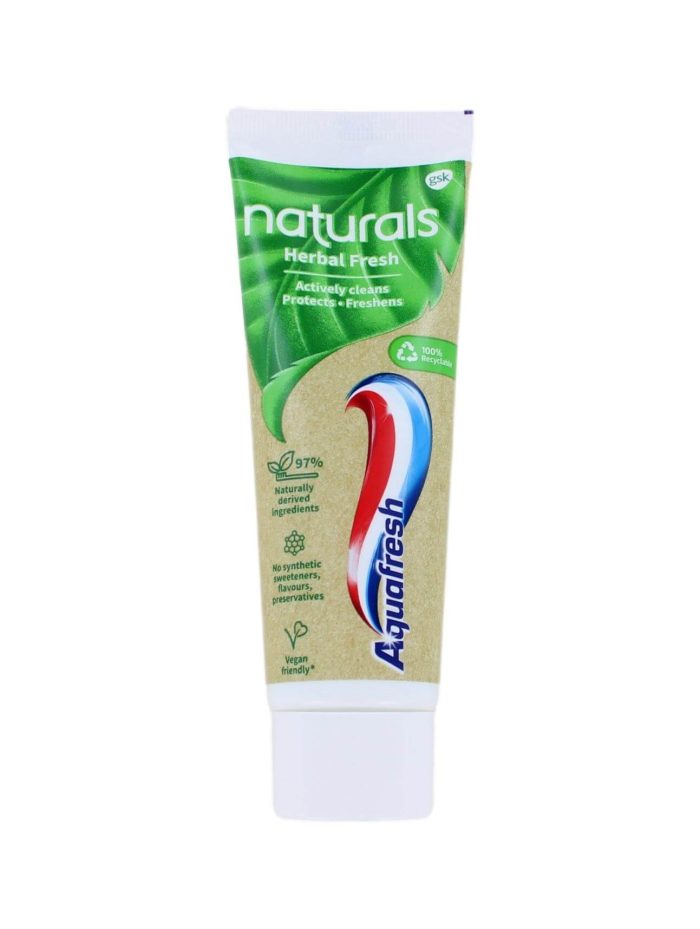 Aquafresh Tandpasta Naturals Herbal Fresh, 75 ml