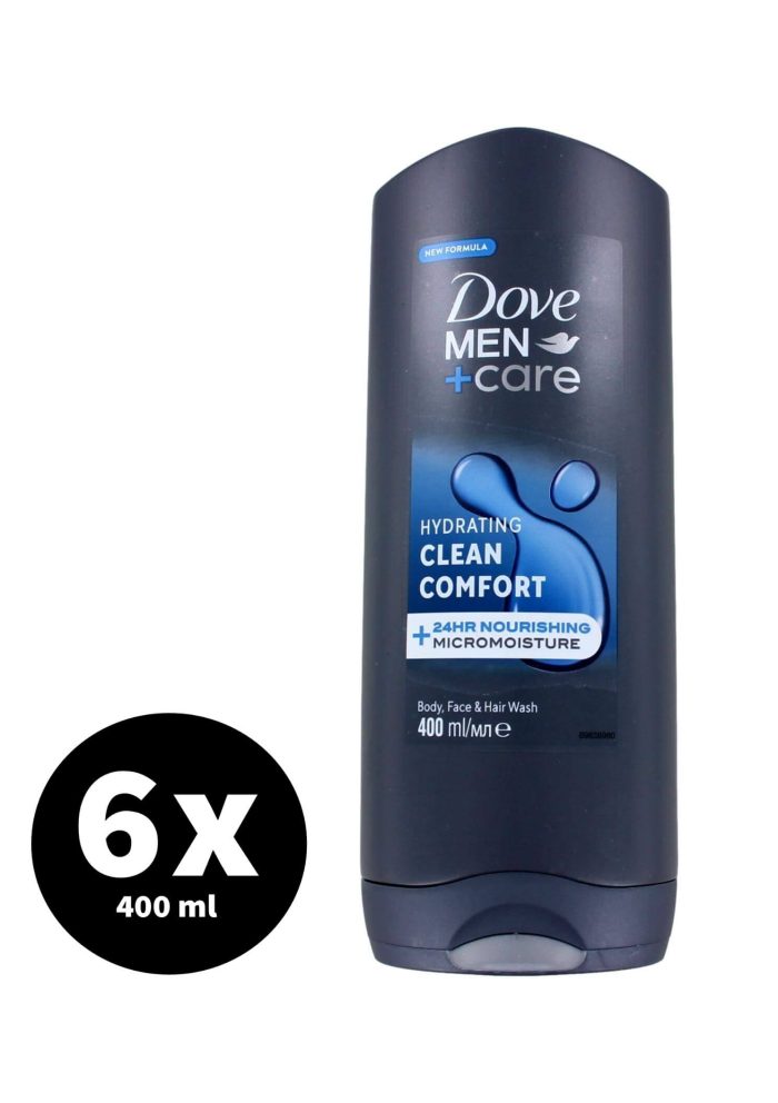 Dove Men+Care Douchegel Clean Comfort 6 x 400 ml