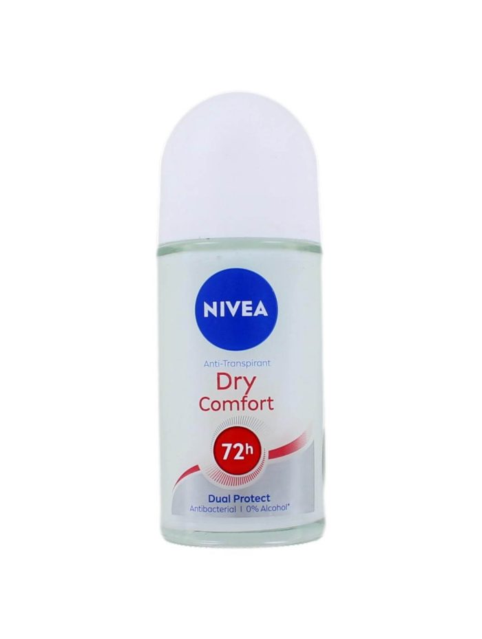 Nivea Deodorant Roller Dry Comfort 72h, 50 ml