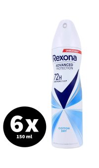 Rexona Deodorant Spray Cotton Dry 6 x 150 ml