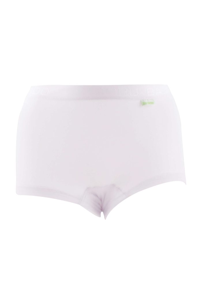 Boru Bamboo Dames Boxershort Wit