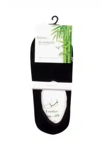 Boru Bamboo Sneaker Sokken Zwart