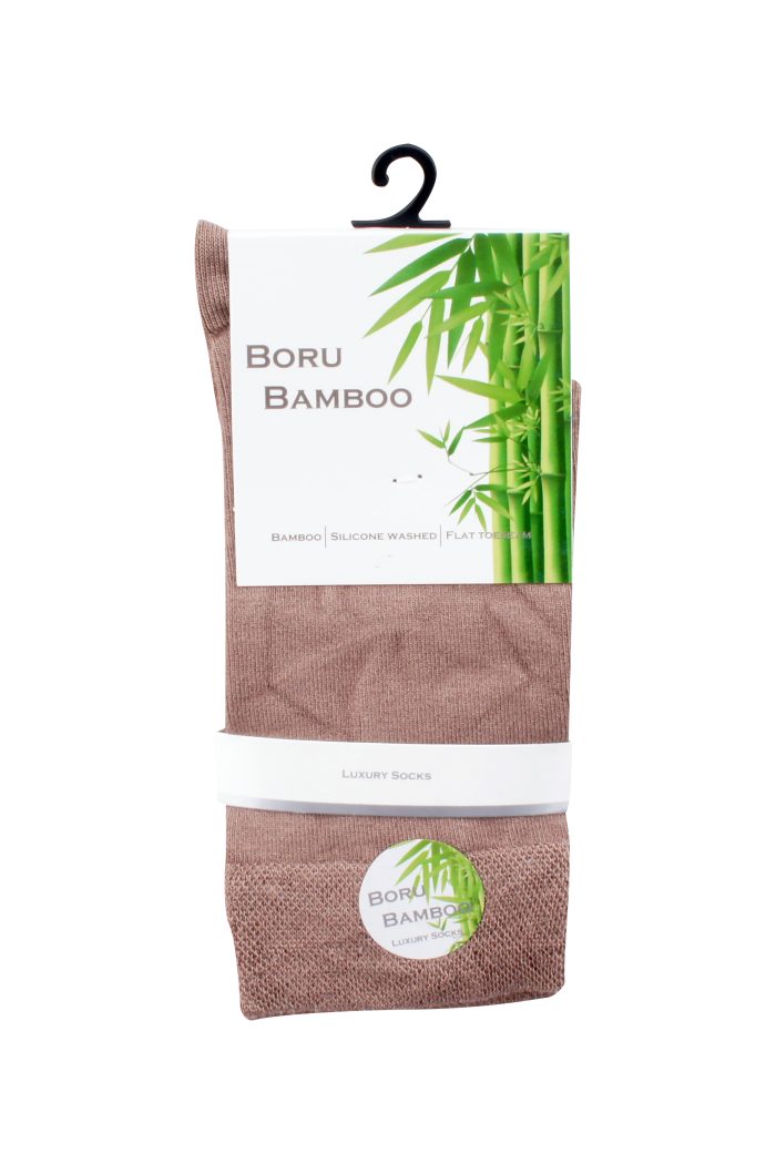 Boru Bamboo Sokken Donker Beige