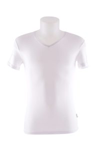 Boru Bamboo T-Shirt V-Hals Wit