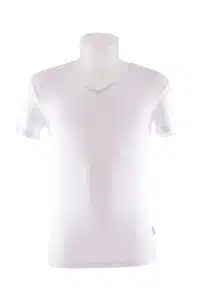 Boru Bamboo T-Shirt V-Hals Wit