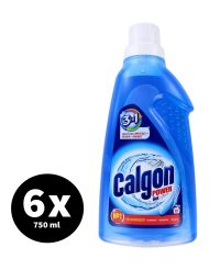 Calgon 4in1 Wasmachine Reiniger & Beschermer Vloeibaar 6 x 750 ml