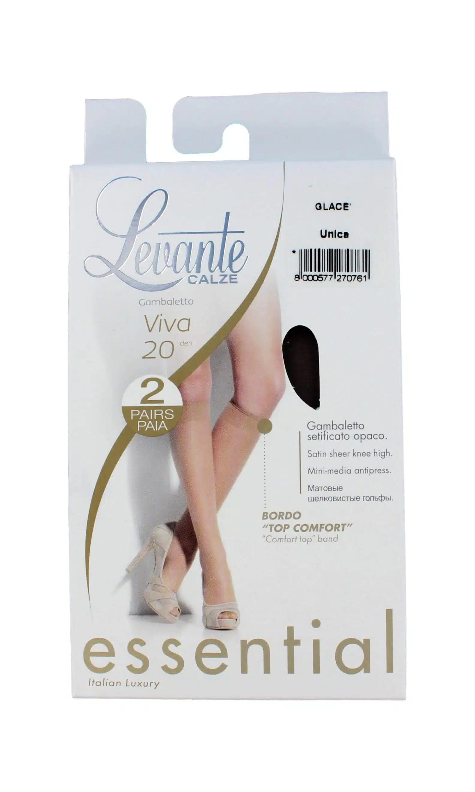 Levante Kniekoussen 20 Den Glace 2-pack