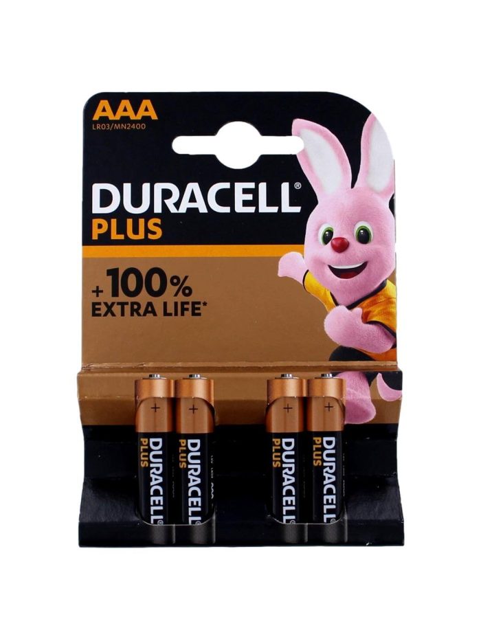 Duracell Batterijen AAA, 4-pack