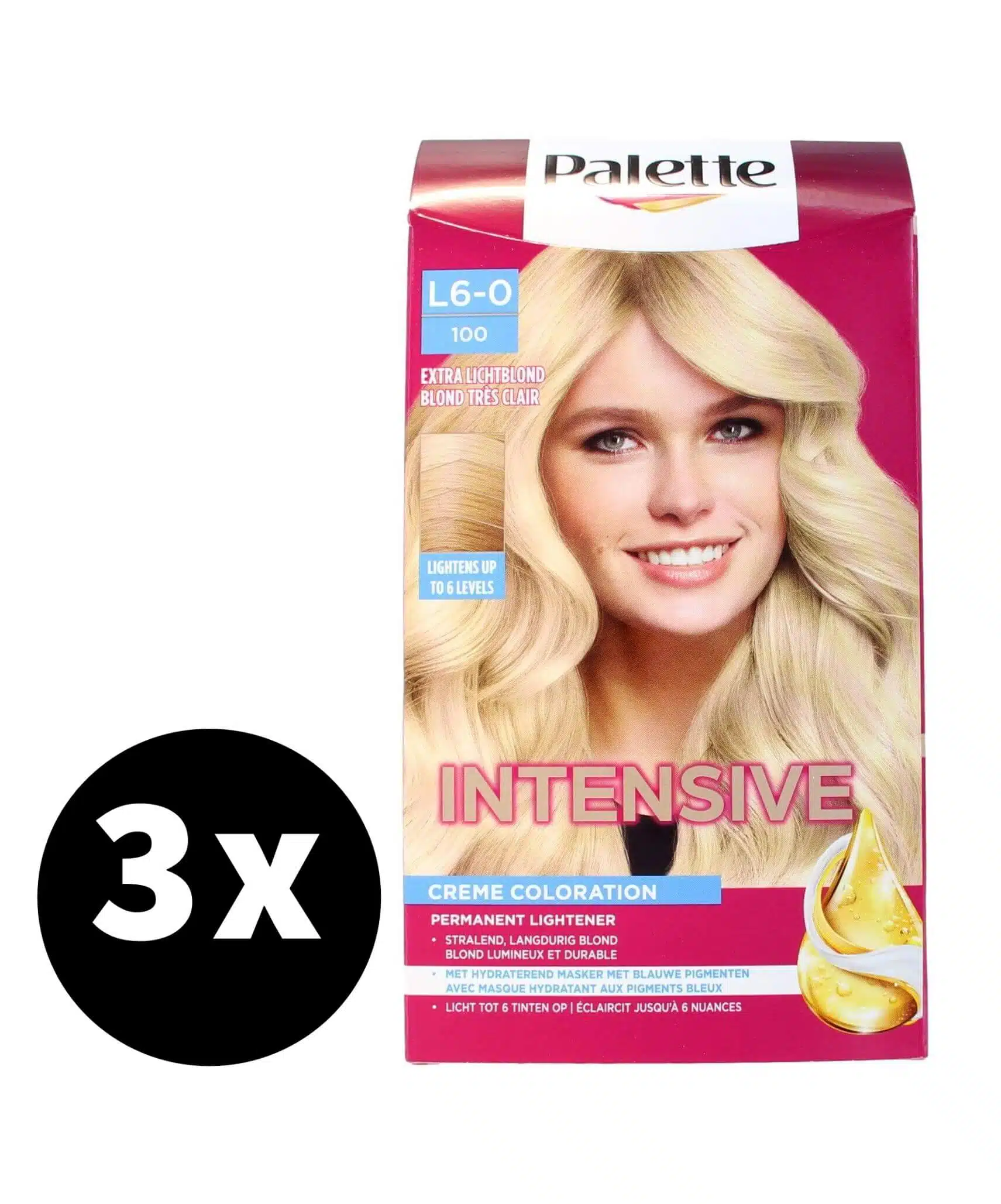 Poly Palette Haarverf Intensive Creme Color 100 Extra Licht Blond x 3