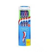 Aquafresh Tandenborstel Clean & Flex Medium, 4 Stuks