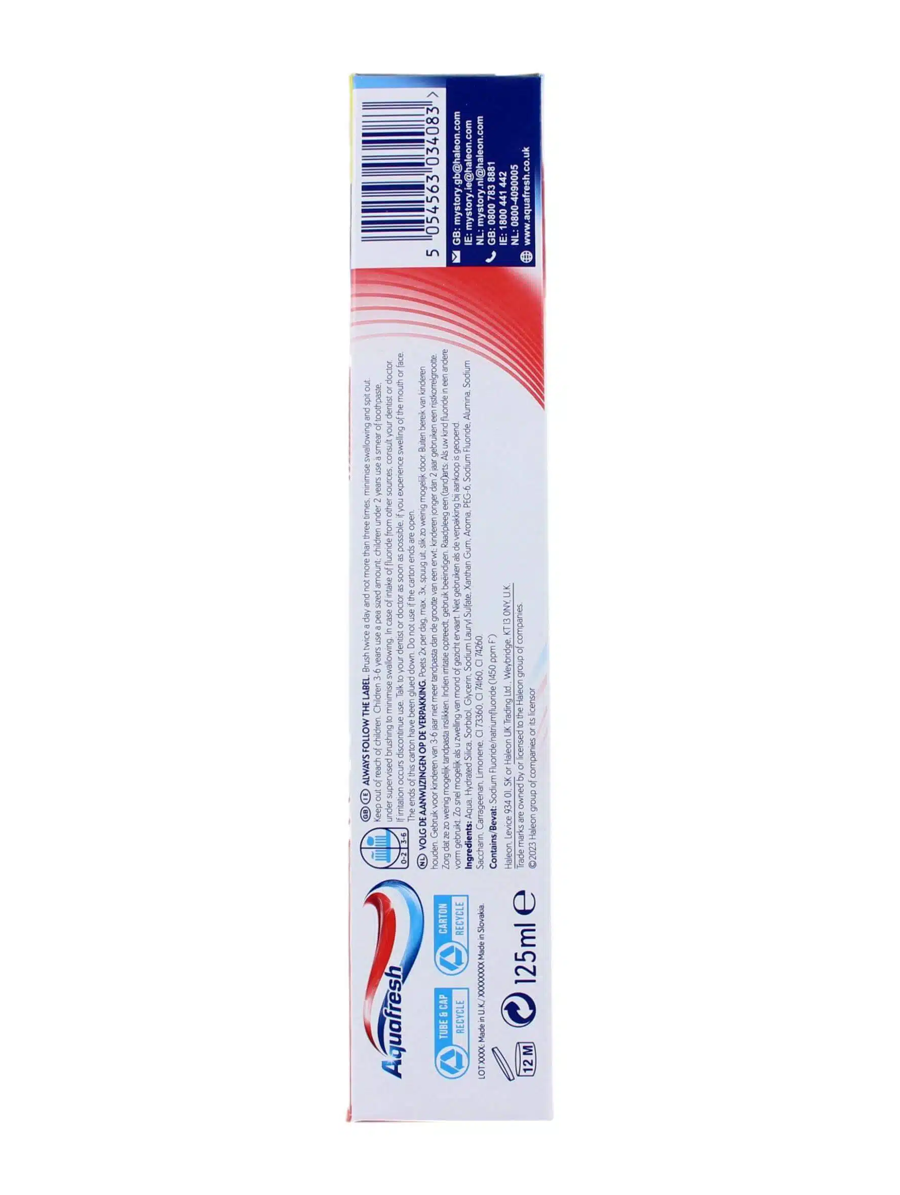 Aquafresh Tandpasta Triple Protection, 125 ml