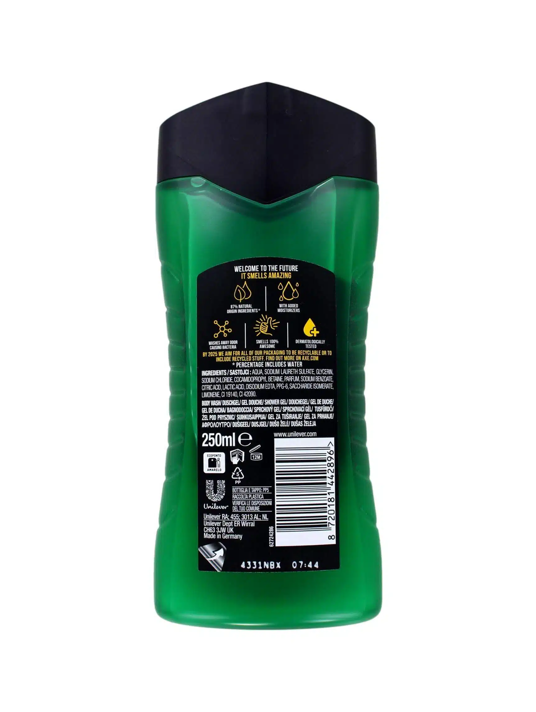 Axe Douchegel Jungle Fresh, 250 ml