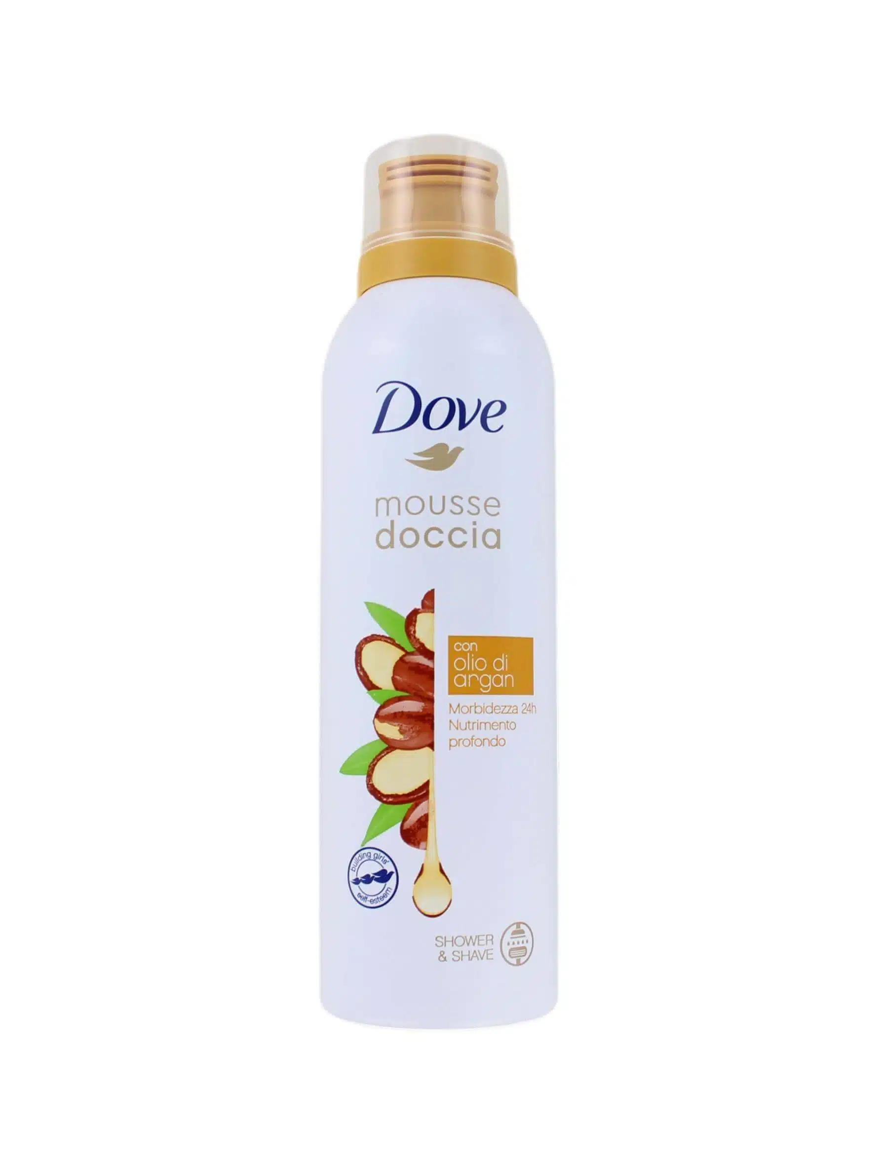 Dove Shower Mousse Argan Oil, 200 ml