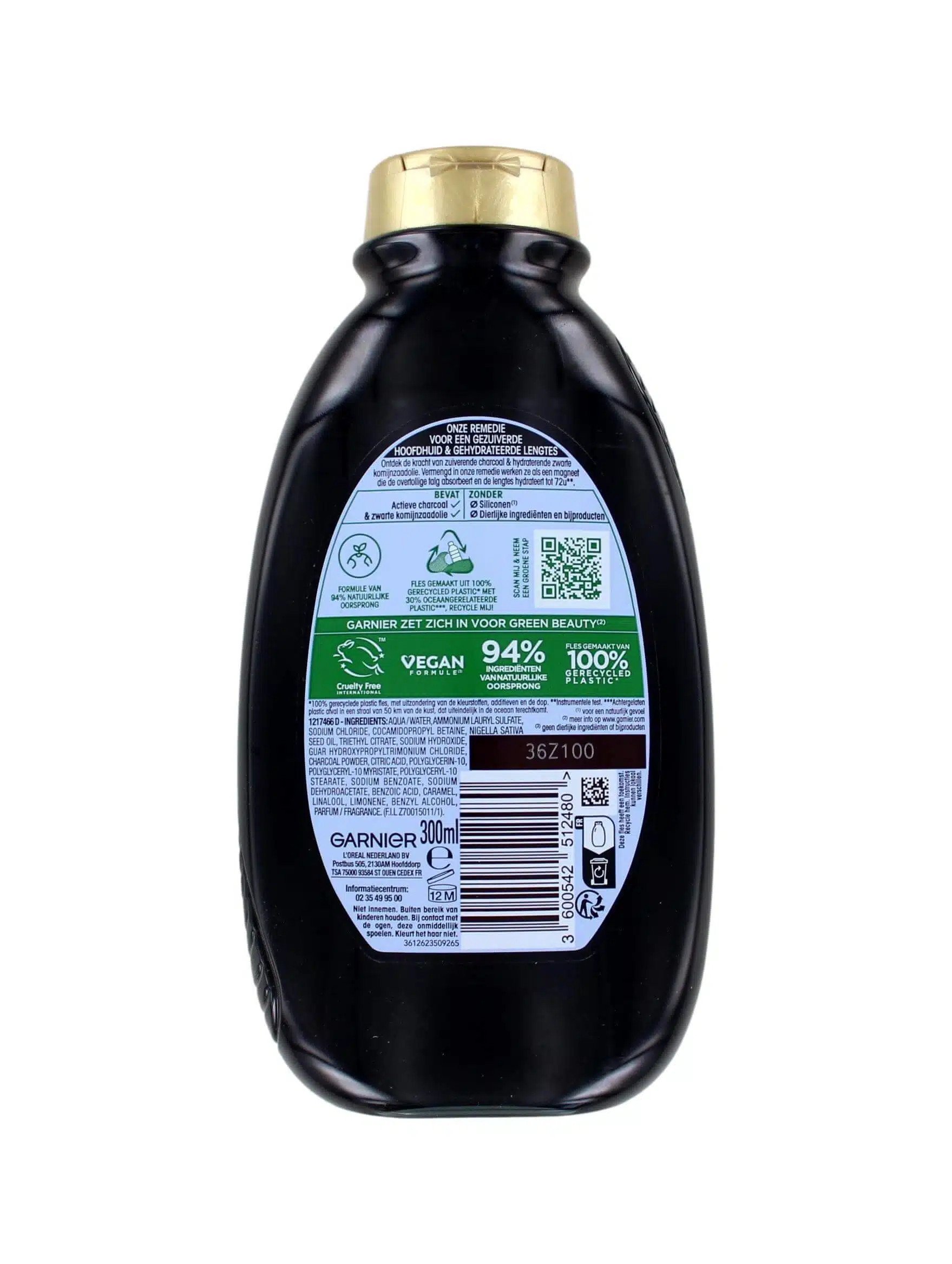 Garnier Loving Blends Shampoo Magnetic Charcoal, 300 ml