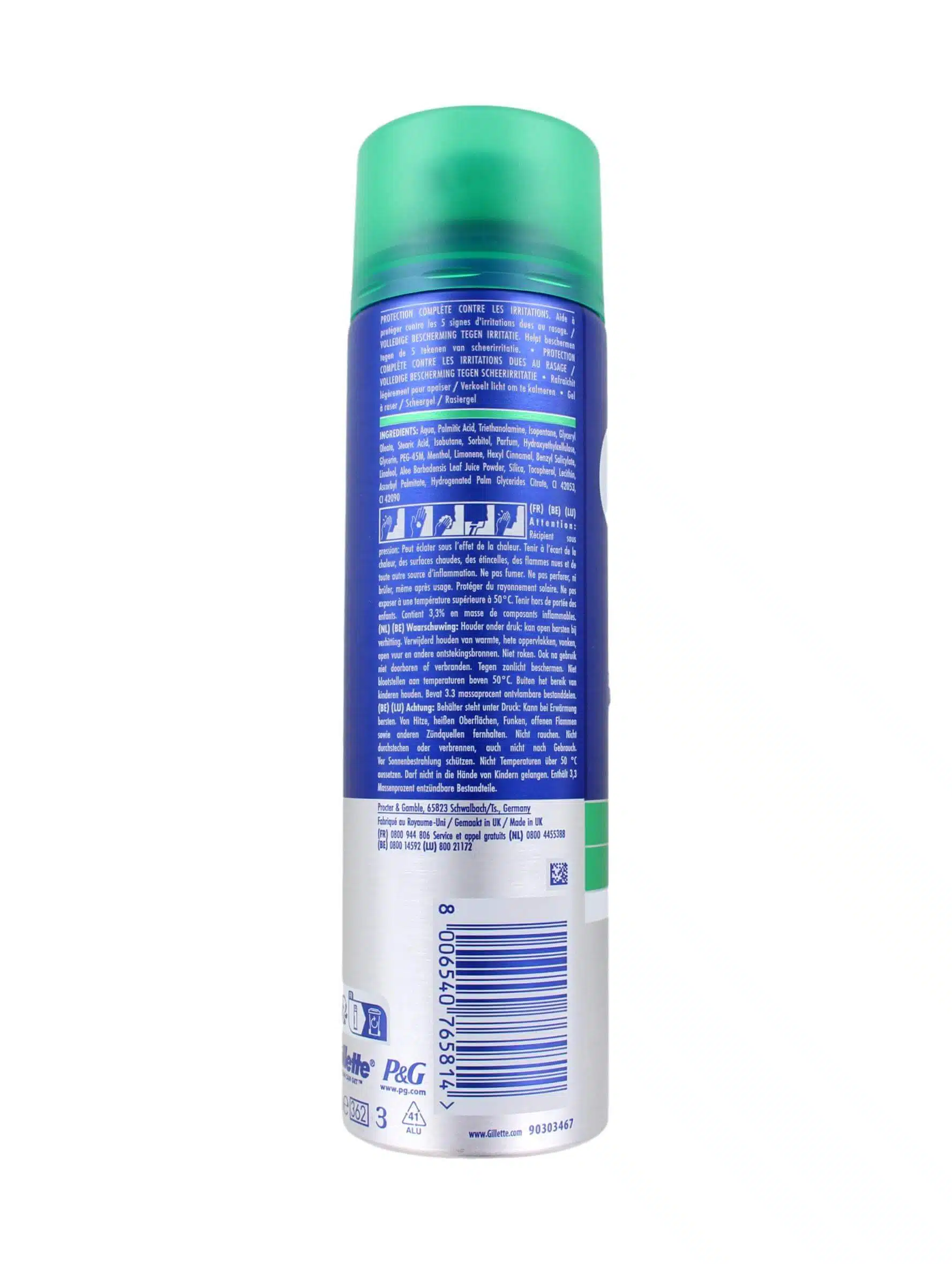 Gillette Series Scheergel Gevoelige Huid, 200 ml