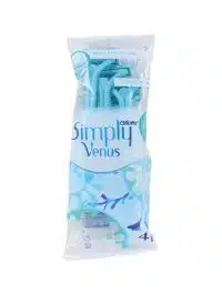 Gillette Venus 2 Wegwerpscheermesjes Simply, 4 Stuks