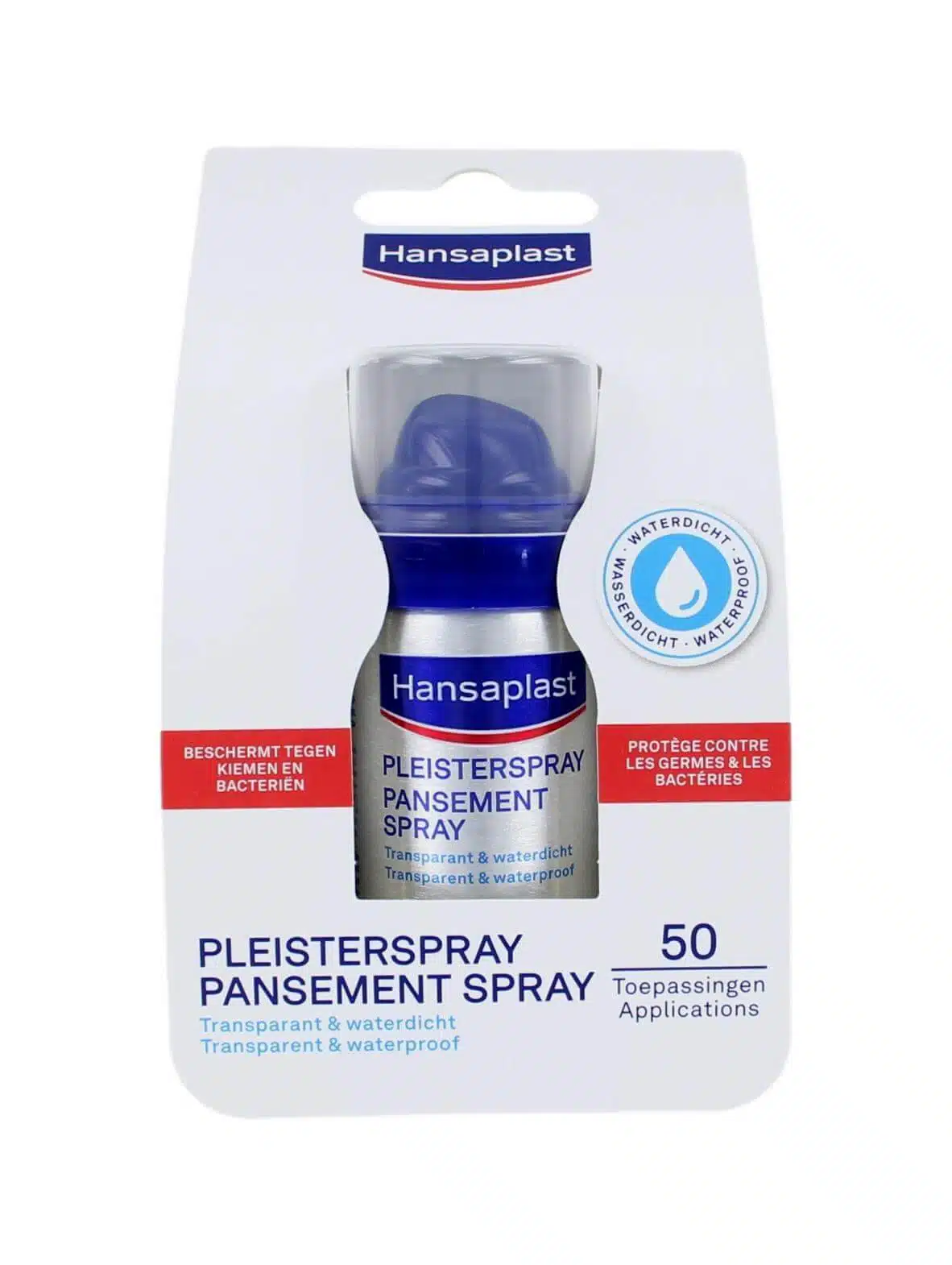 Hansaplast Pleisterspray Waterproof, 50 Toepassingen