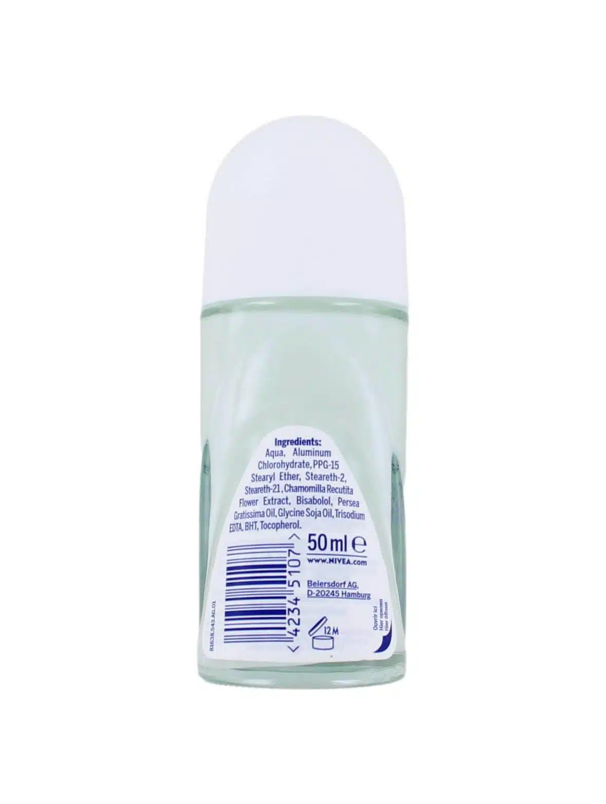 Nivea Deodorant Roller Pure & Sensitive, 50 ml