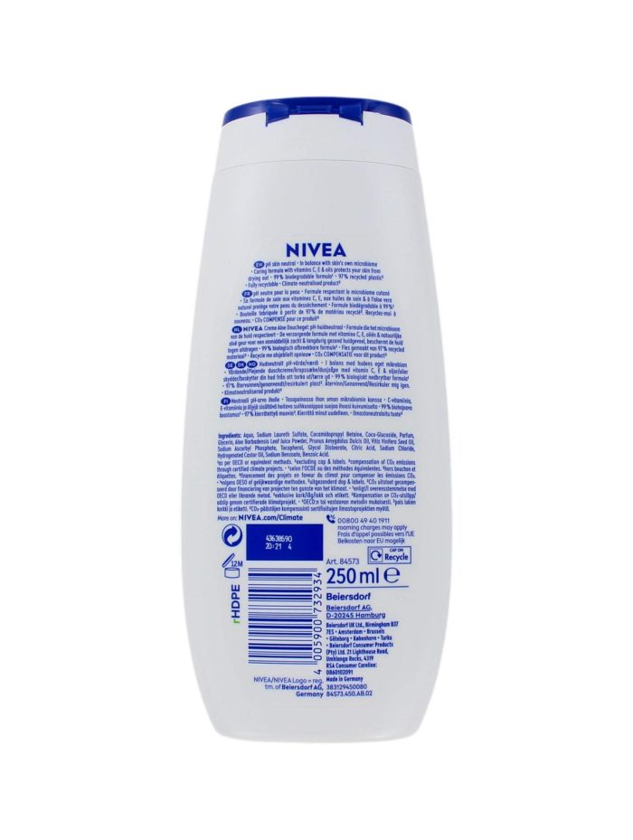 Nivea Douchegel Creme Aloe, 250 ml