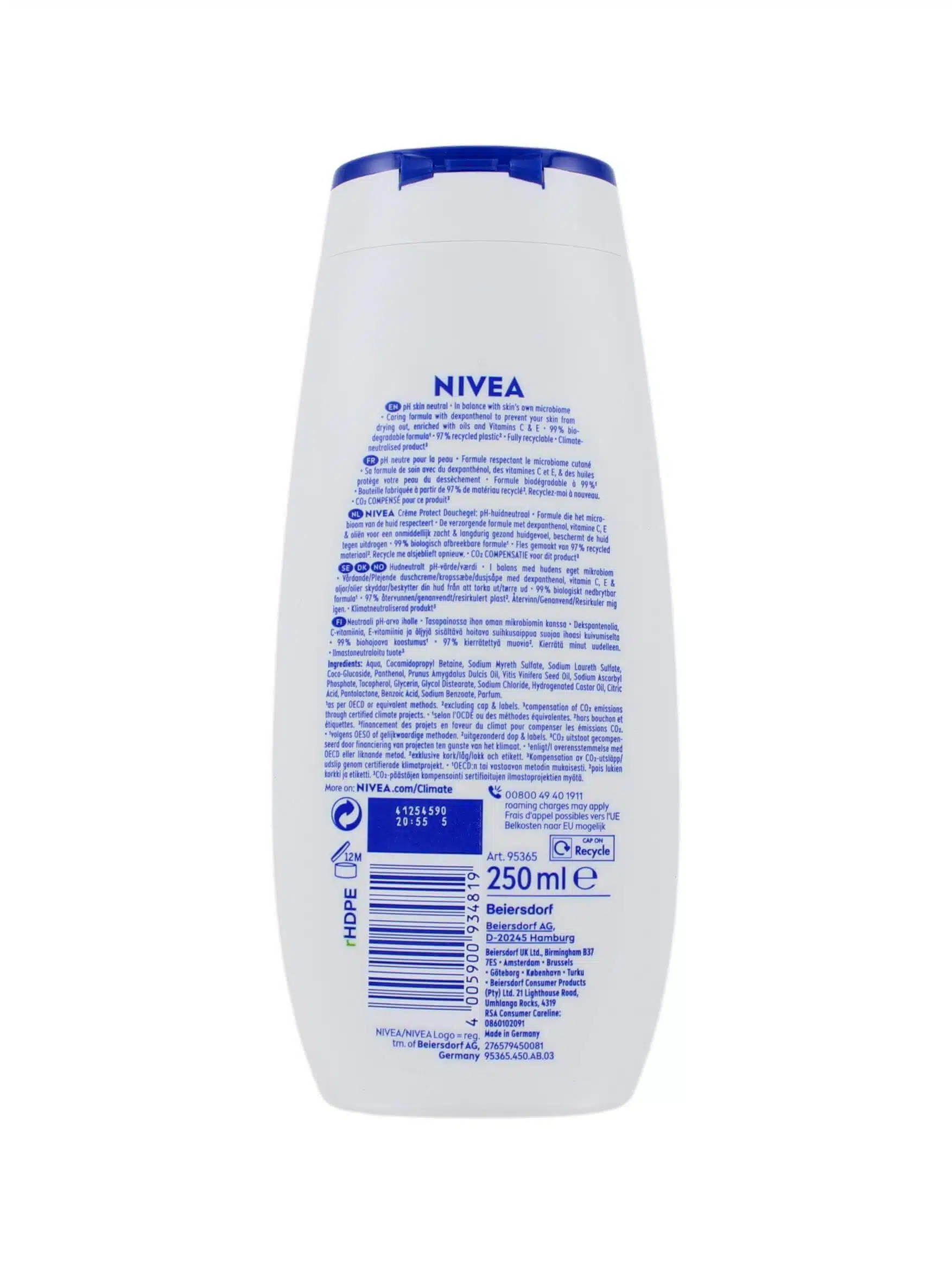 Nivea Douchegel Creme Protect, 250 ml