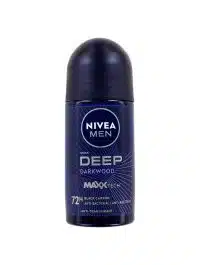 Nivea Men Deodorant Roller Deep Black Carbon, 50 ml