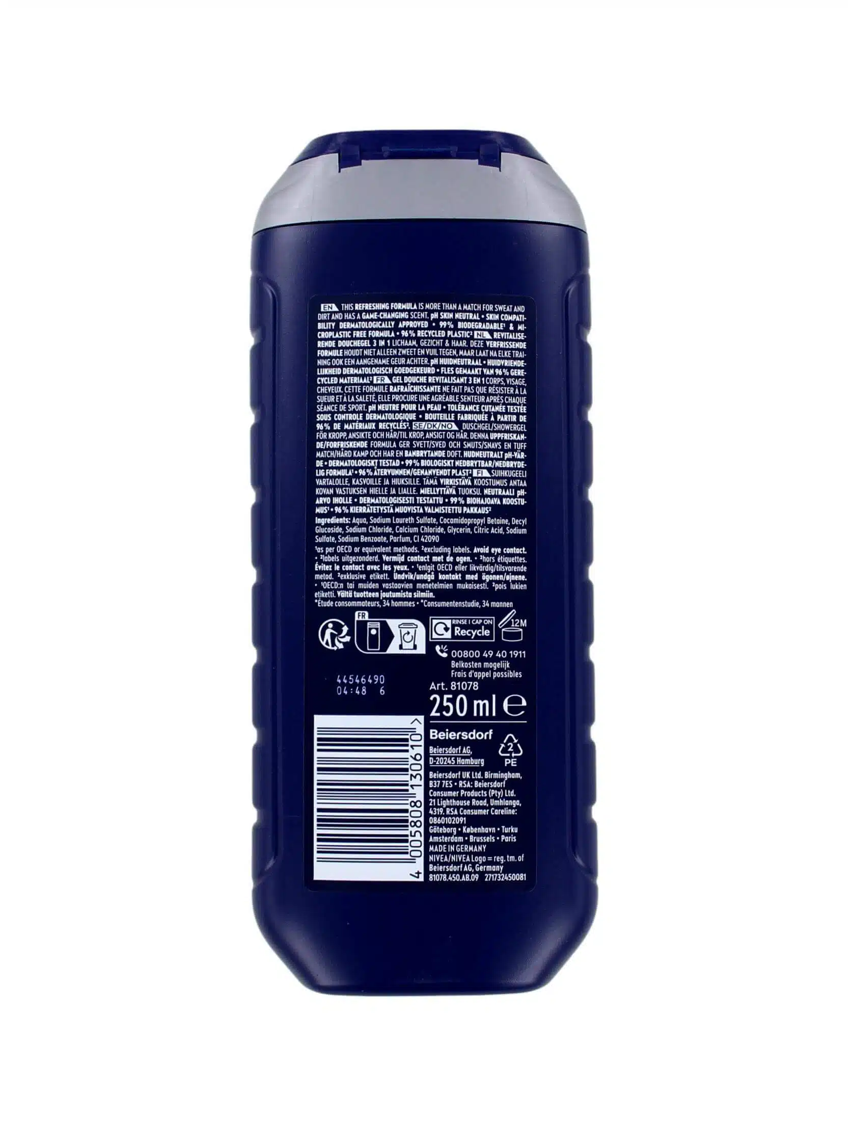 Nivea Men Douchegel Sport, 250 ml