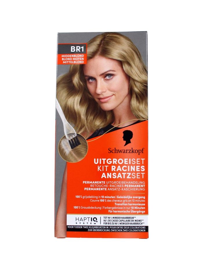 Schwarzkopf Haarverf Uitgroeiset BR1 Middenblond