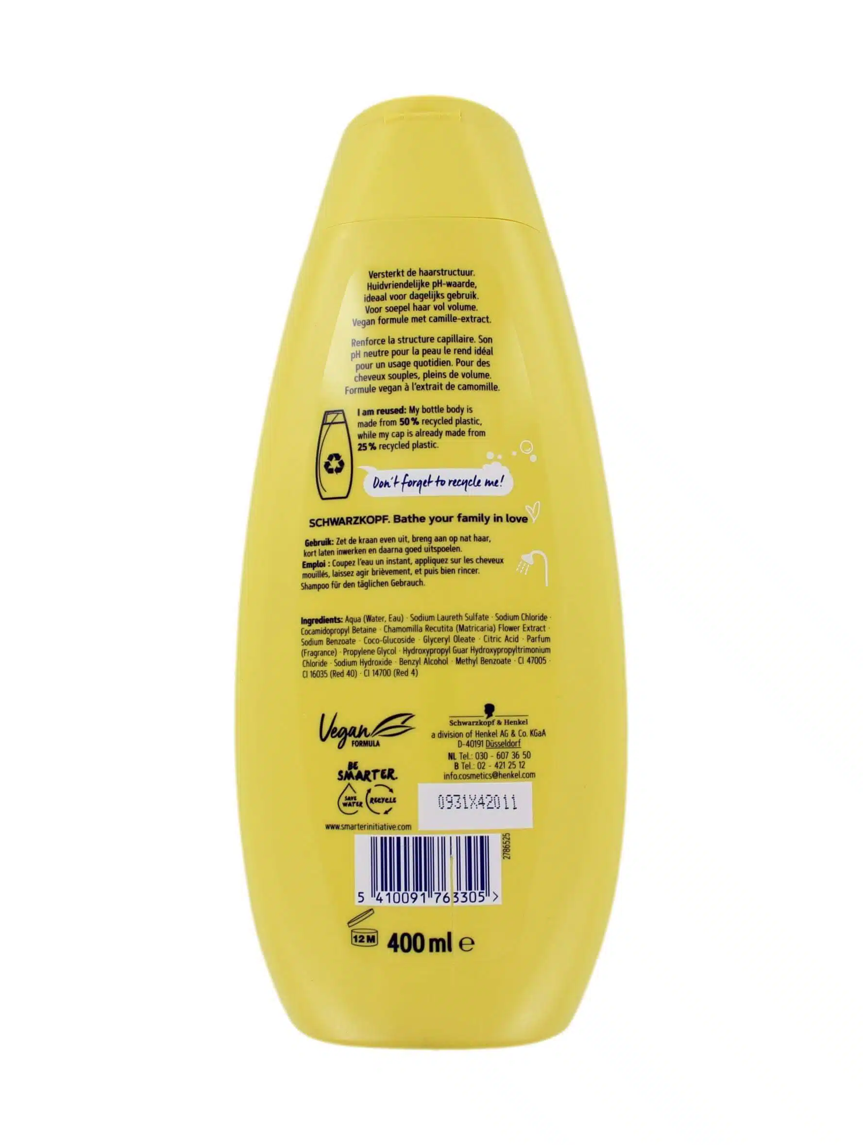 Schwarzkopf Shampoo Elke Dag, 400 ml