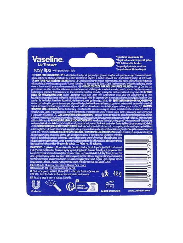 Vaseline Lippenbalsem Rosy Blister, 4,8 gram