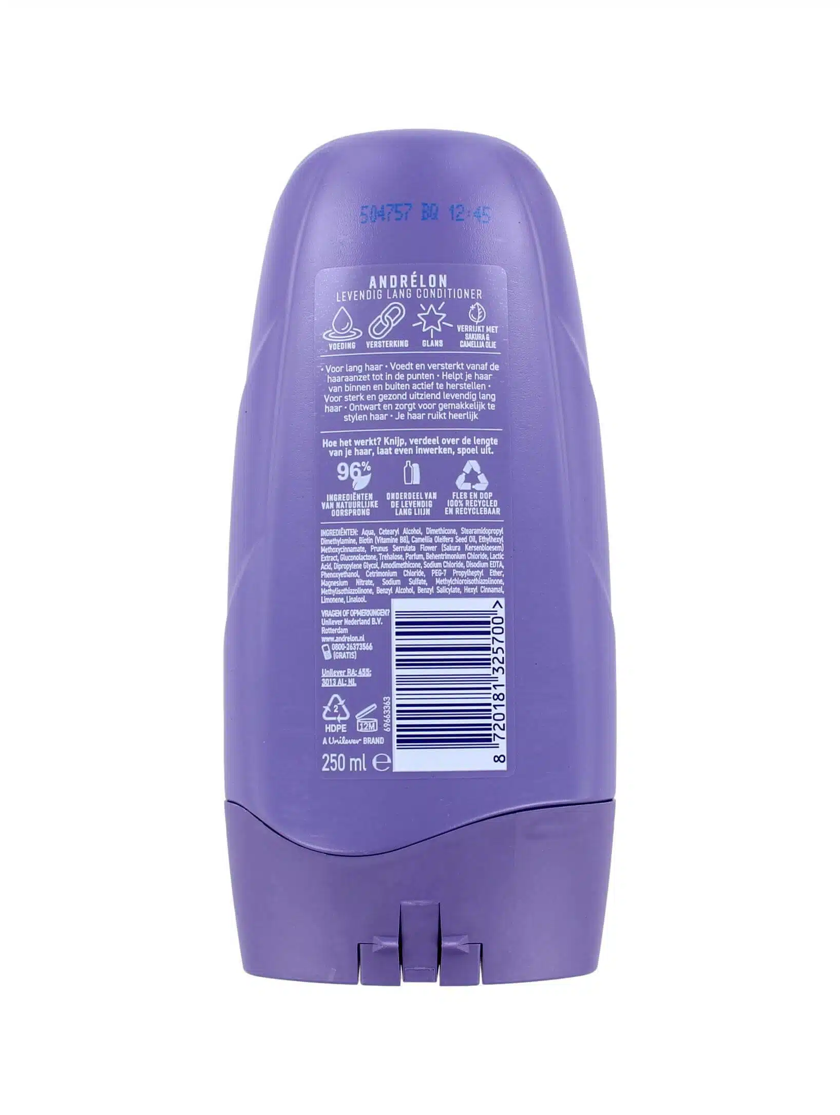 Andrelon Conditioner Levendig Lang, 250 ml