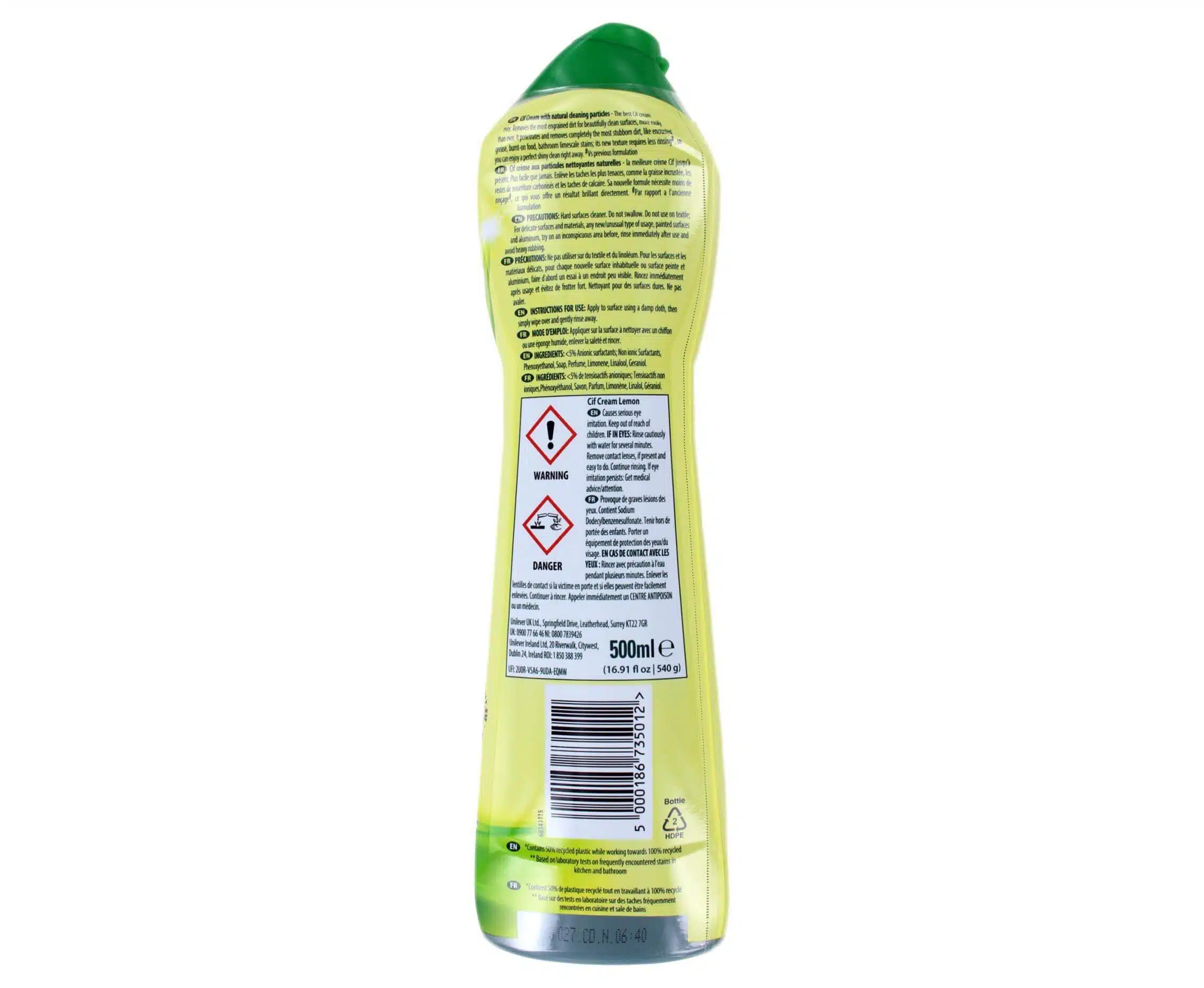 Cif Schuurmiddel Cream Lemon 500 ml