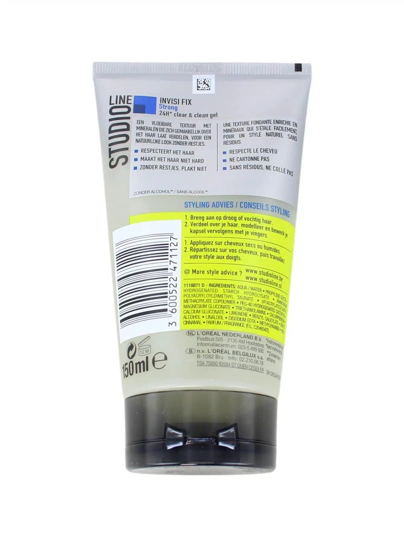 L'Oreal Studio Line Invisi Fix Clear & Clean Gel Strong nr 6 150 ml