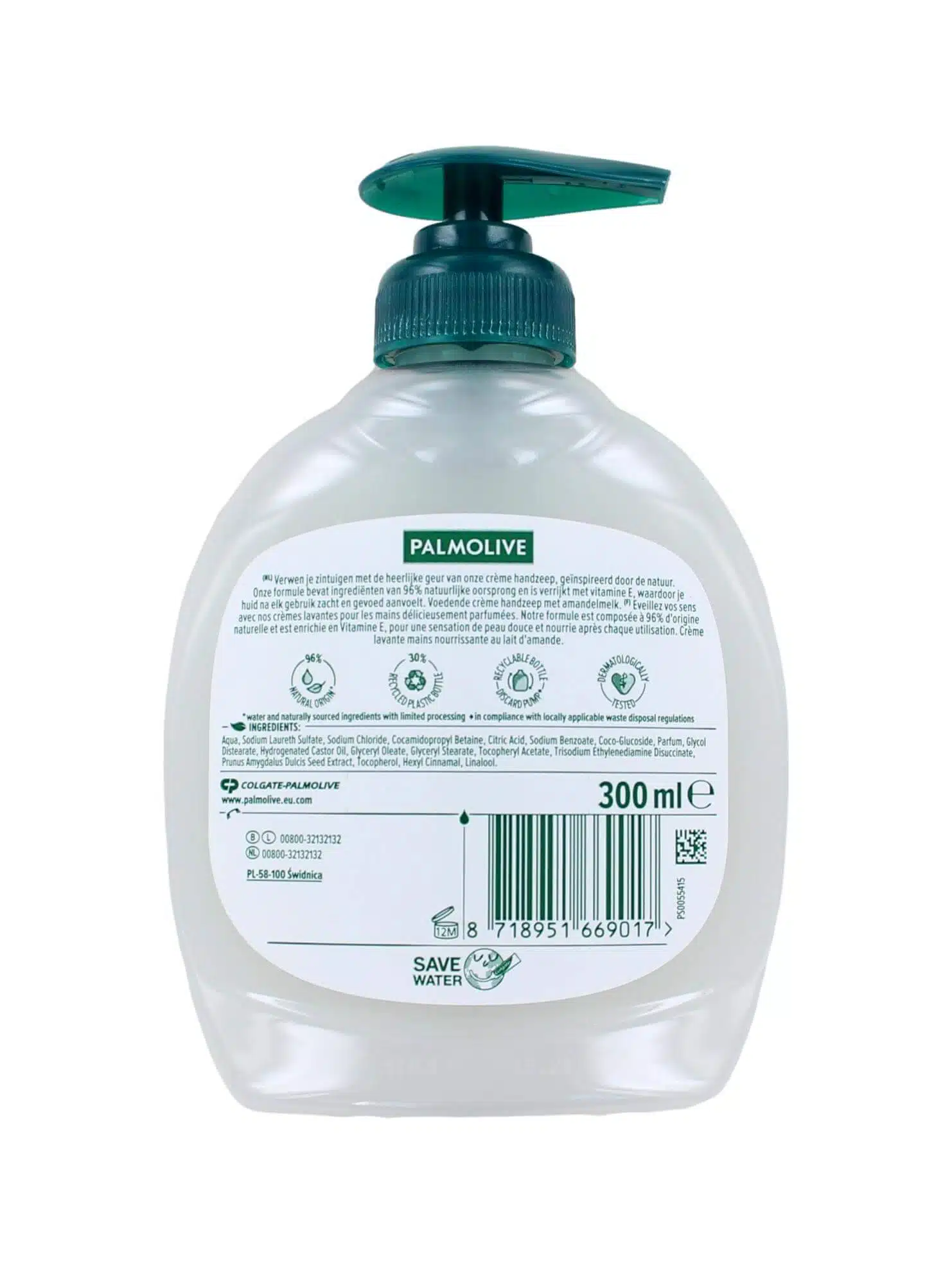 Palmolive Handzeep Milde Verzorging Amandelmelk, 300 ml