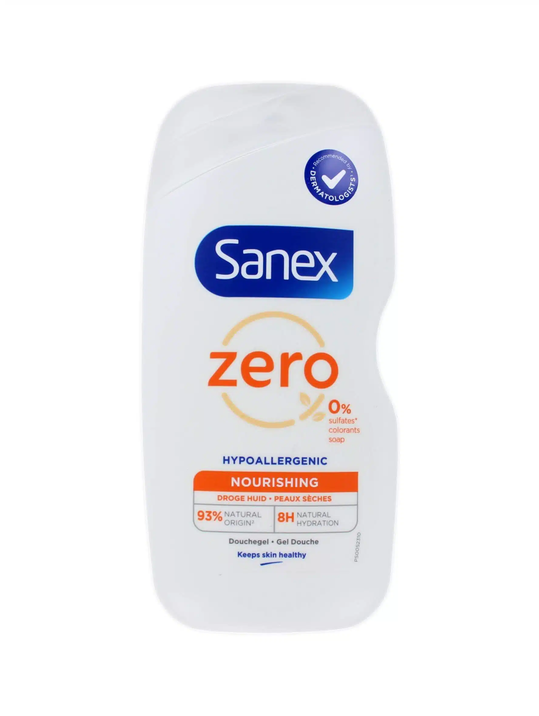 Sanex Douchegel Zero% Droge Huid, 400 ml