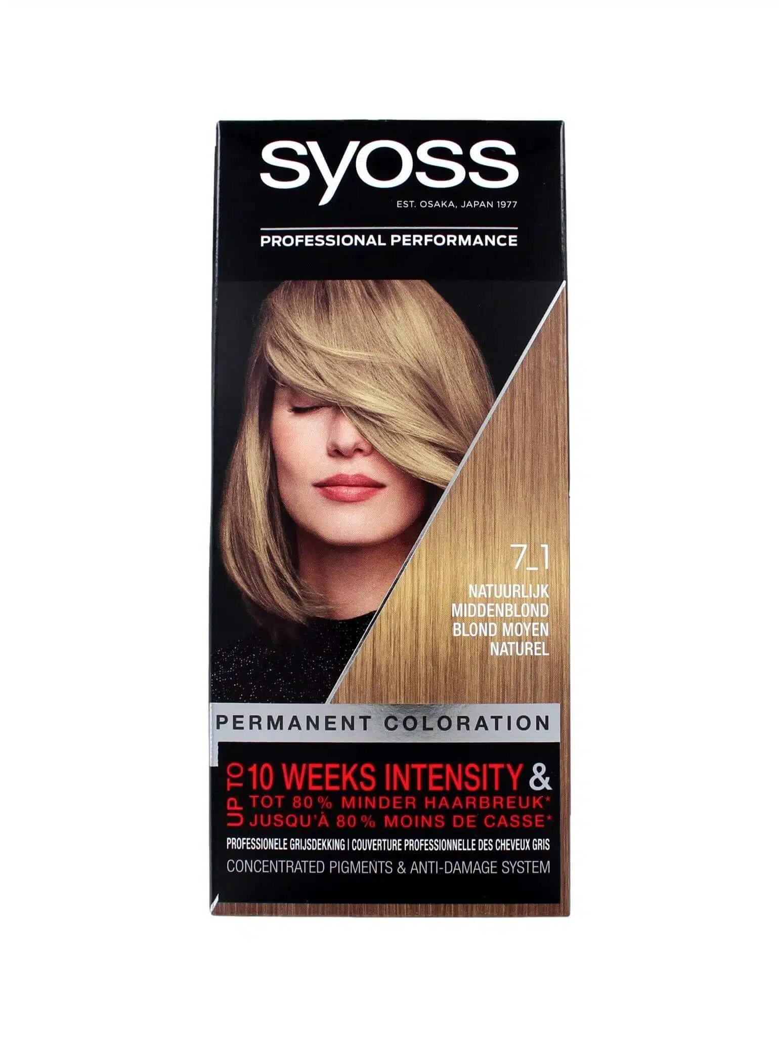 Syoss Haarverf 7-1 Natuurlijk Middenblond