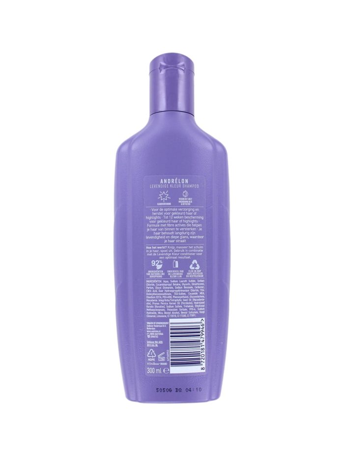 Andrelon Shampoo Levendige Kleur, 300 ml