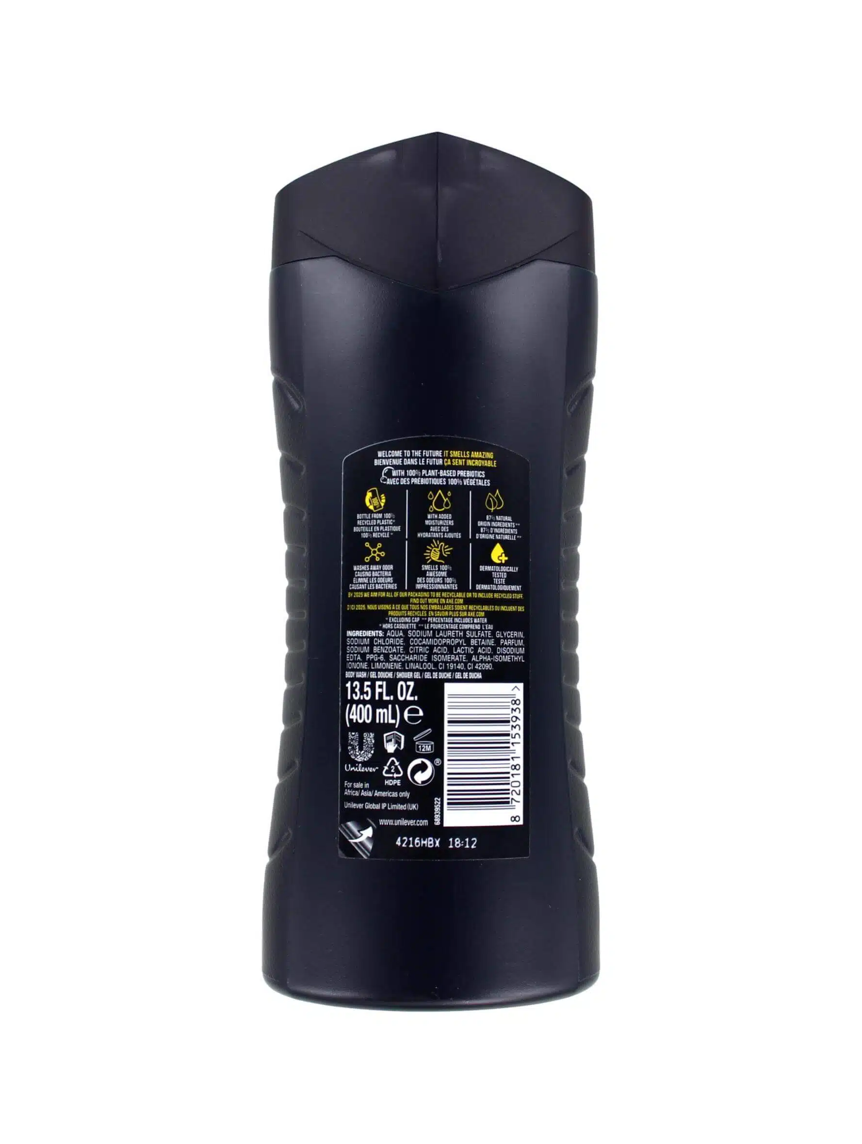 Axe Douchegel Black, 400 ml