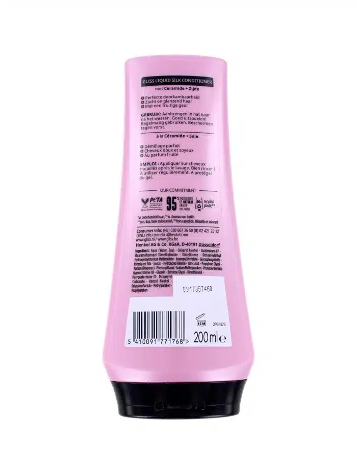 Gliss Kur Conditioner Liquid Silk, 200 ml