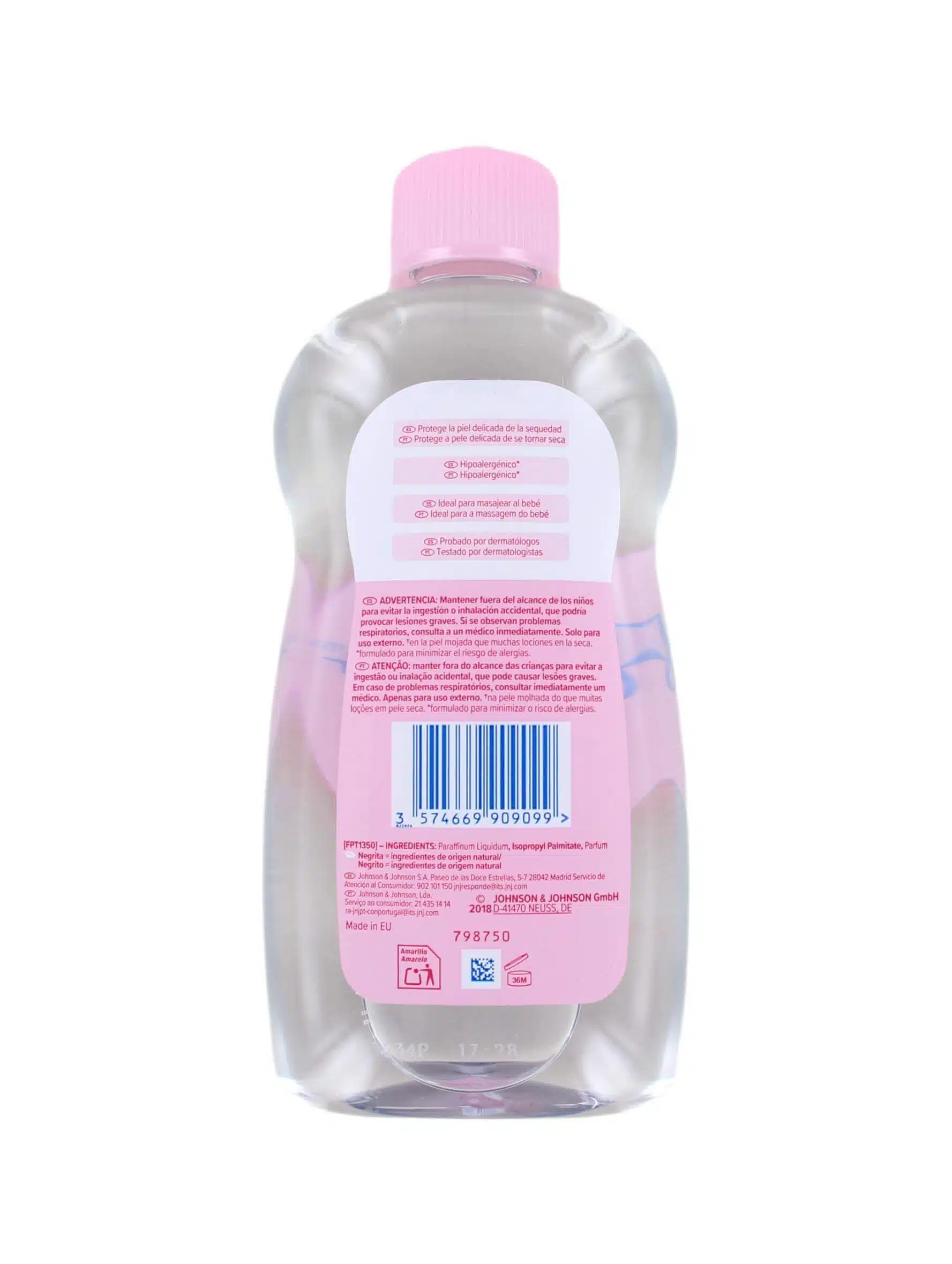 Johnson's Baby Olie Roze, 500 ml