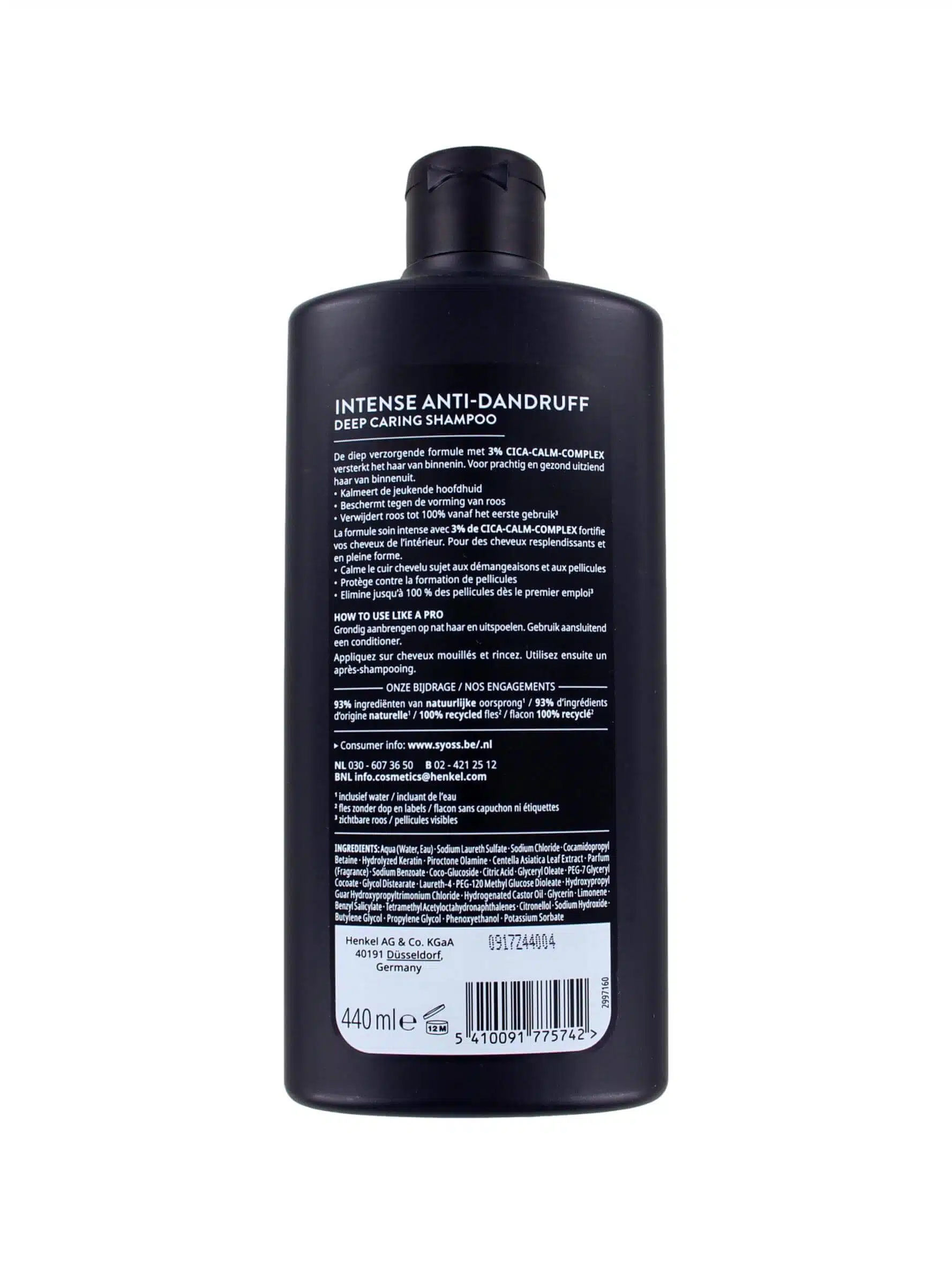 Syoss Shampoo Anti-Roos, 440 ml